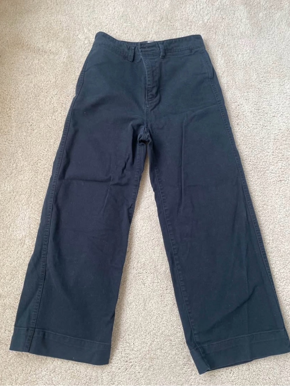 GAP Black Wide-Leg Women's Pants